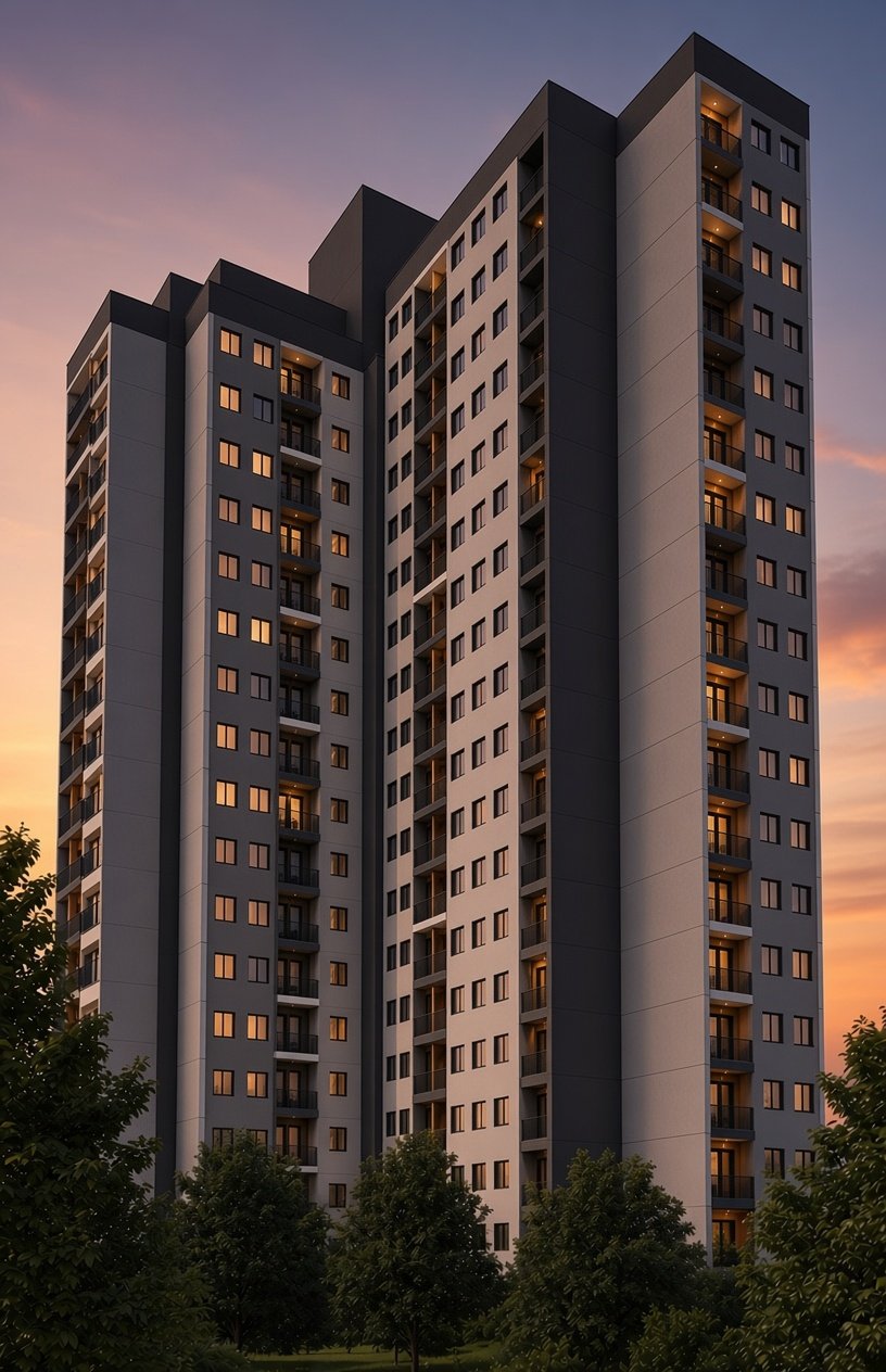 Edifício residencial Maarc, projeto estrutural Projetech